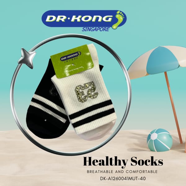 DR.KONG HEALTH SOCKS DK-A1260041-MUT-40(RP : $15.90)