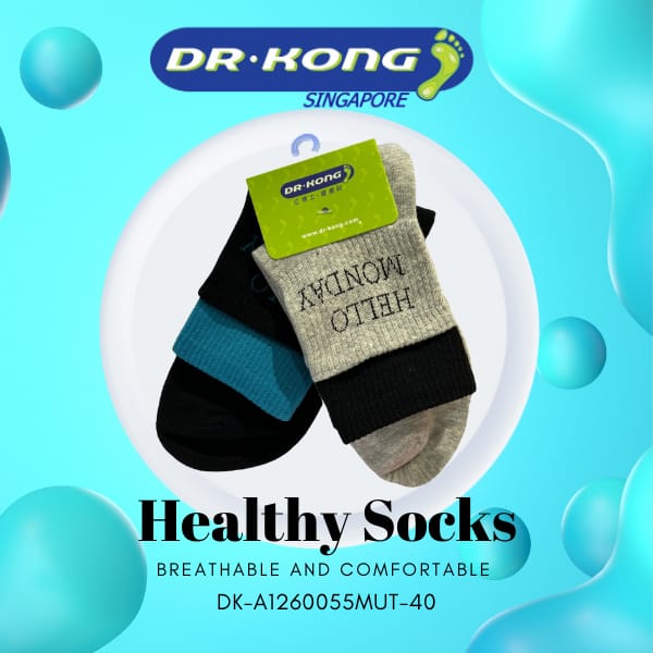 DR.KONG HEALTH SOCKS DK-A1260055-MUT-40(RP : $15.90)