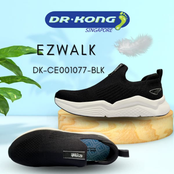 DR.KONG MEN'S EZWALK SNEAKERS DK-CE001077-BLK(RP : $189)