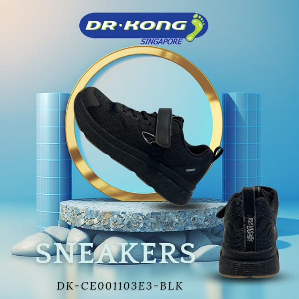 DR.KONG MEN'S EZWALK SNEAKERS DK-CE001103E3-BLK(RP : $179)
