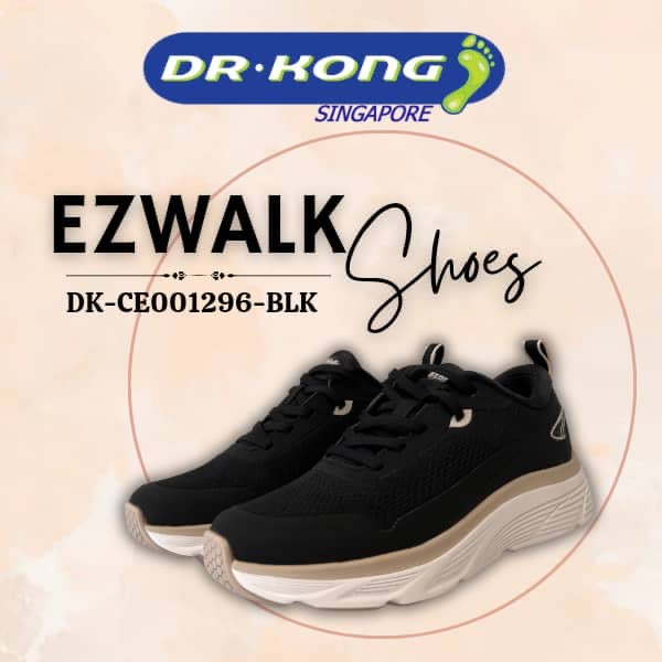 DR.KONG WOMEN EZWALK SPORT SHOES DK-CE001296-BLK(RP : $169)