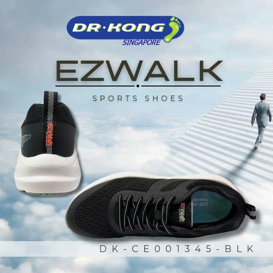 DR.KONG MEN'S EZWALK SNEAKERS DK-CE001345-BLK(RP : $179)