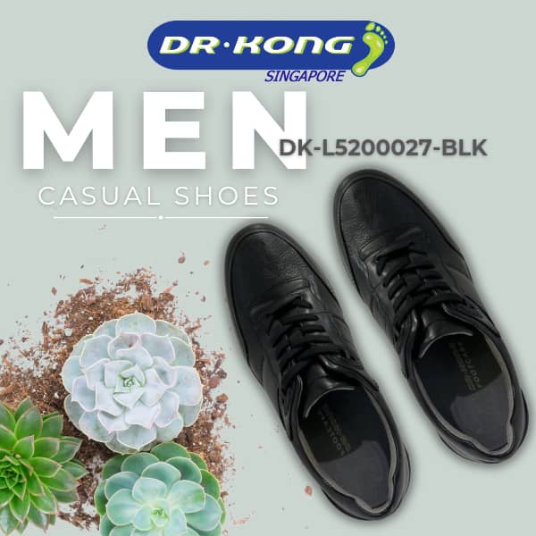 DR.KONG SENIOR (MEN) / ELDERLY SHOES DK-L5200027-BLK(RP : $249)