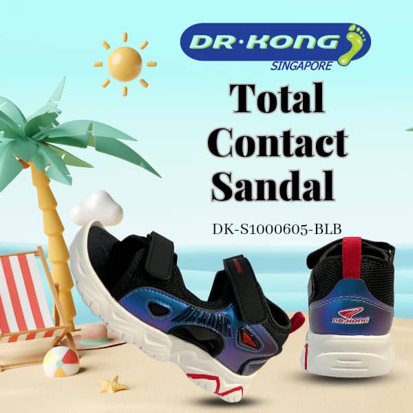 DR.KONG KIDS TOTAL CONTACT SANDALS DK-S1000605-BLB(RP : $109)