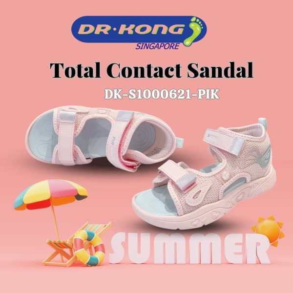 DR.KONG KIDS TOTAL CONTACT SANDALS DK-S1000621-PIK(RP : $109)