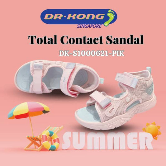 DR.KONG KIDS TOTAL CONTACT SANDALS DK-S1000621-PIK(RP : $109)