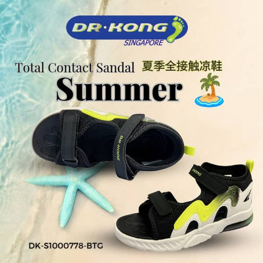 DR.KONG KIDS TOTAL CONTACT SANDALS DK-S1000778-BTG(RP : $109)