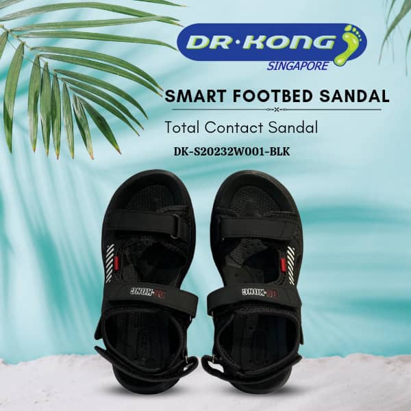 DR.KONG KIDS  TOTAL CONTACT SANDALS DK-S20232W001-BLK(RP : $129)
