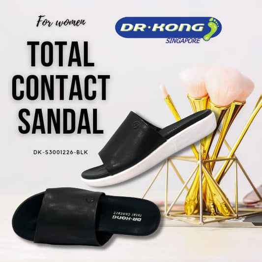 DR.KONG WOMEN TOTAL CONTACT SANDALS DK-S3001226-BLK(RP : $149)