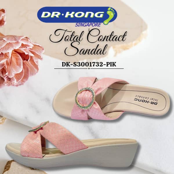 DR.KONG WOMEN TOTAL CONTACT SANDALS DK-S3001732-PIK(RP : $139)