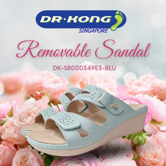 DR.KONG WOMEN REMOVABLE INSOLE SANDALS DK-S8000349E3-BLU(RP : $189)
