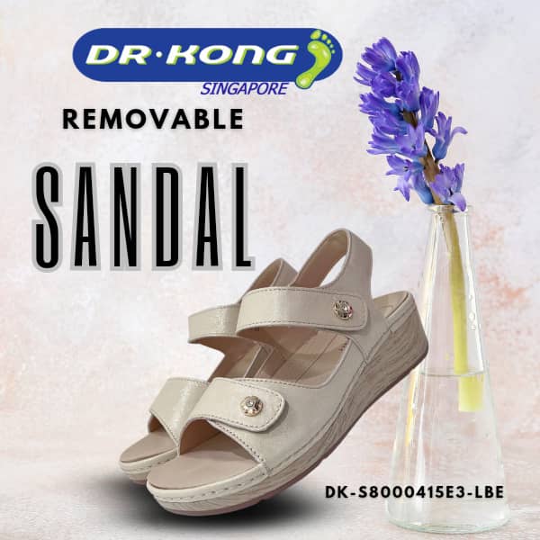 DR.KONG WOMEN REMOVABLE INSOLE SANDALS DK-S8000415E3-LBE(RP : $189)