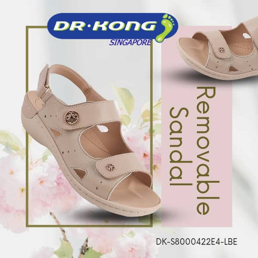 DR.KONG WOMEN REMOVABLE INSOLE SANDALS DK-S8000422E4-LBE(RP : $189)