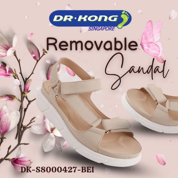 DR.KONG WOMEN REMOVABLE INSOLE SANDALS DK-S8000427-BEI(RP : $179)