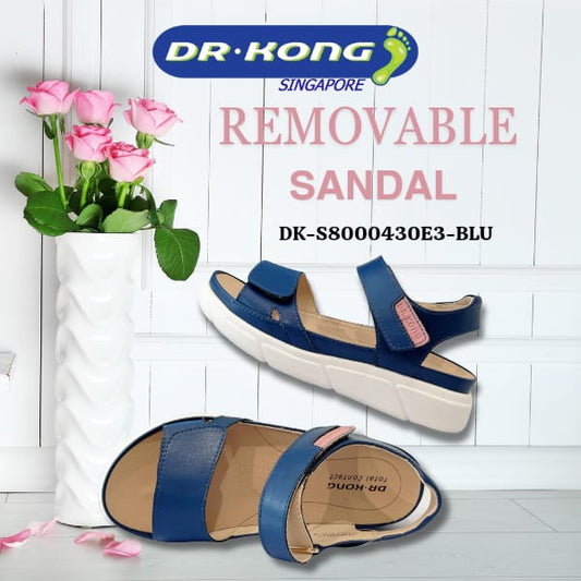 DR.KONG WOMEN REMOVABLE INSOLE SANDALS DK-S8000430E3-BLU(RP : $179)
