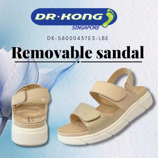 DR.KONG WOMEN REMOVABLE INSOLE SANDALS DK-S8000437E3-LBE(RP : $179)