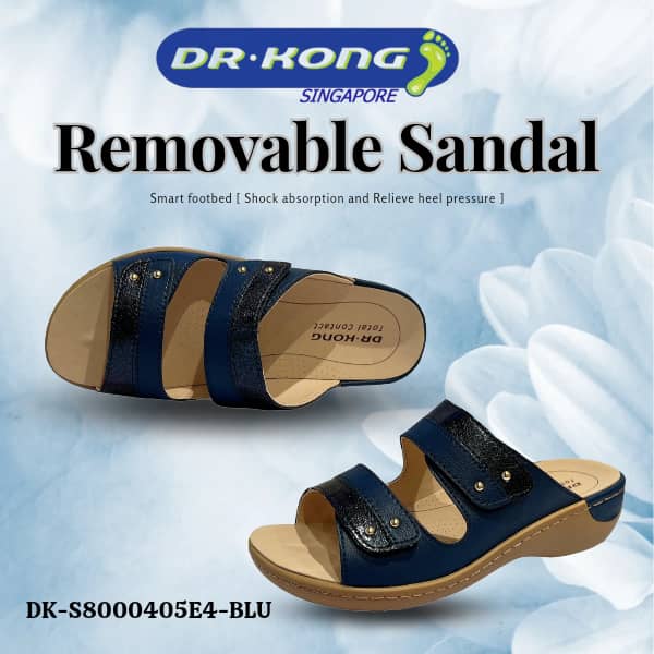 DR.KONG WOMEN REMOVABLE INSOLE SANDALS DK-S8000405E4-BLU(RP : $189)