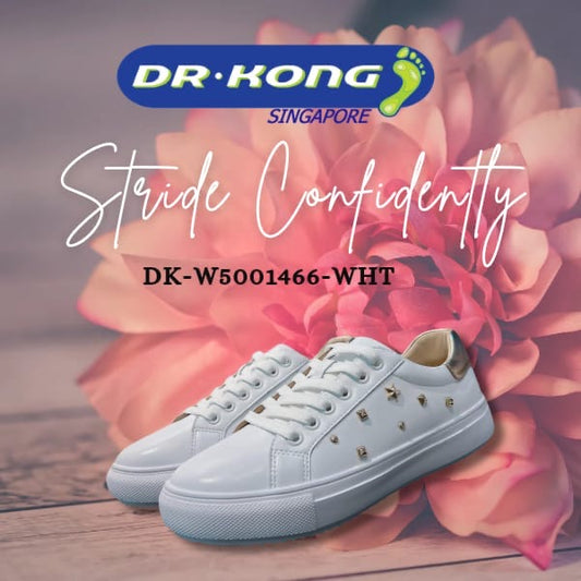 DR.KONG WOMEN COMFORT CASUAL SHOES DK-W5001466-WHT(RP : $199)