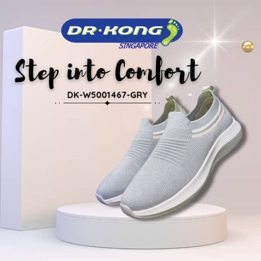 DR.KONG WOMEN COMFORT CASUAL SHOES DK-W5001467-GRY(RP : $159)