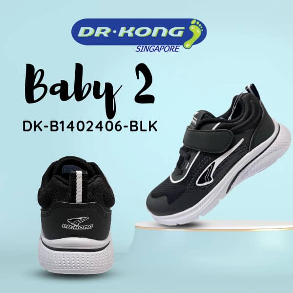 DR.KONG BABY 2 SHOES DK-B1402406-BLK(RP : $129)