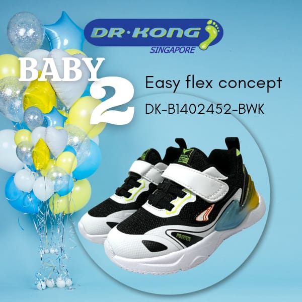 DR.KONG BABY 2 SHOES DK-B1402452-BKW(RP : $119)