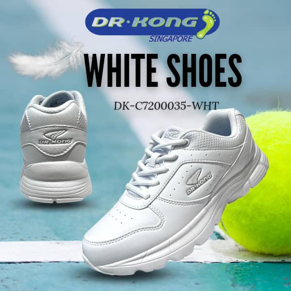 DR.KONG HEALTH SCHOOL SHOES (WHITE) DK-C7200035-WHT(RP : $129)