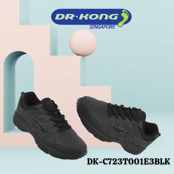 DR.KONG HEALTH SCHOOL SHOES (BLACK) DK-C723T001E3-BLK(RP : $129)