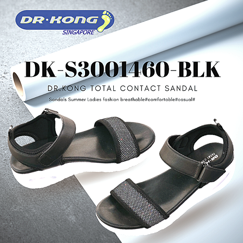 WOMEN TOTAL CONTACT SANDALS DK-S3001460-BLK(RP : $159)