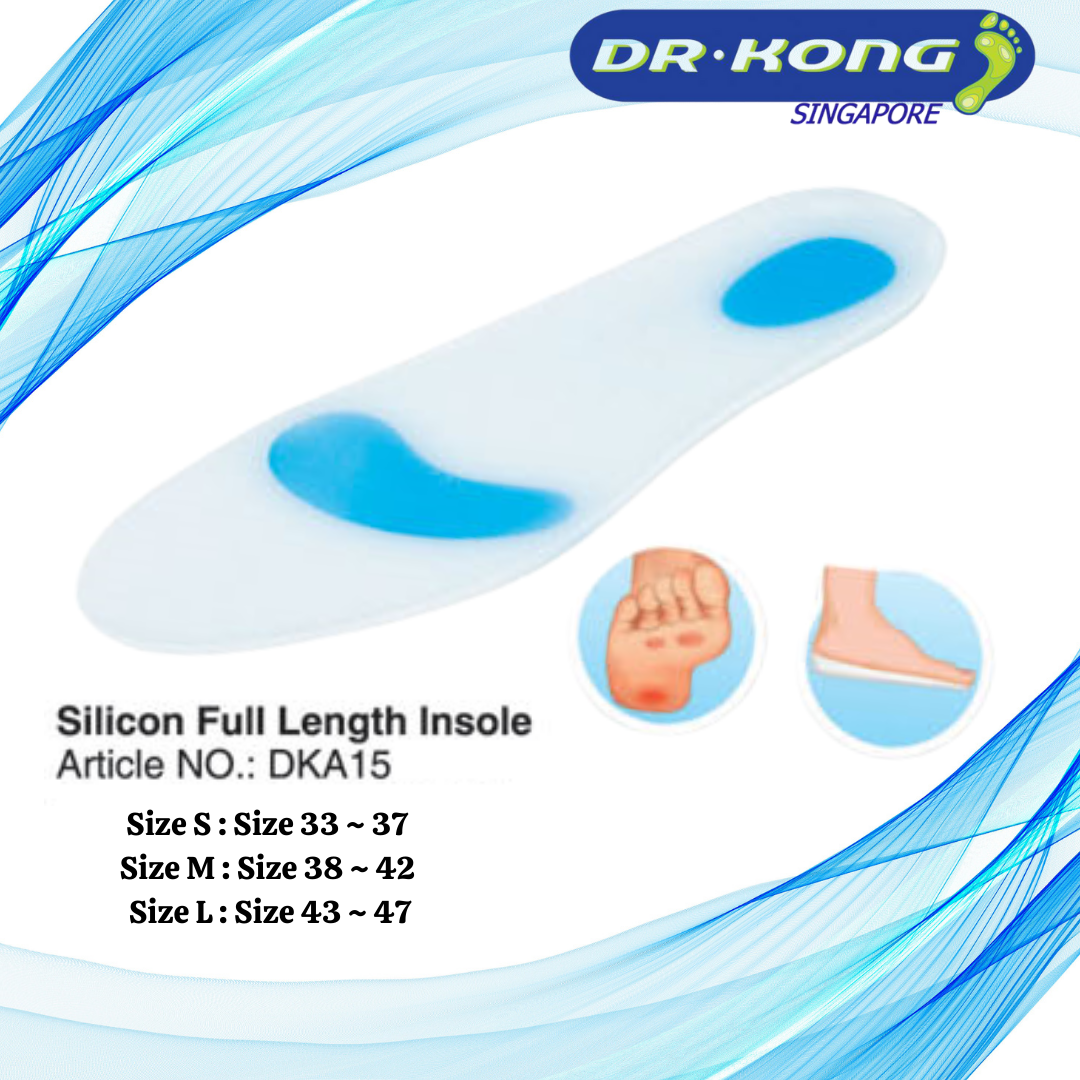 DR.KONG SILICON HEALTHY INSOLES DK-DKA15 - FOOTCARE ACCESSORIES(RP : $79.90)