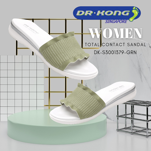 DR.KONG WOMEN TOTAL CONTACT SANDALS DK-S3001379-GRN(RP : $159)