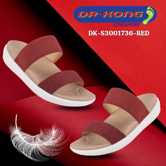 DR.KONG WOMEN TOTAL CONTACT SANDALS DK-S3001736-RED(RP : $159)