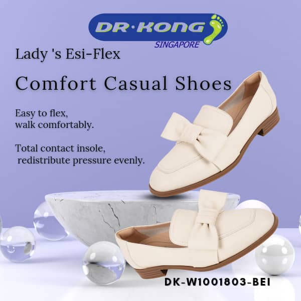 DR.KONG WOMEN COMFORT FLAT SHOES DK-W1001803-BEI(RP : $199)