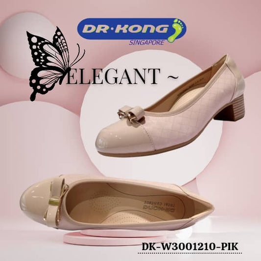 DR.KONG WOMEN COMFORT HEEL SHOES DK-W3001210-PIK(RP : $189)
