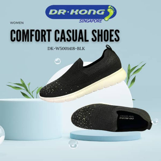 DR.KONG WOMEN COMFORT CASUAL SHOES DK-W5001418-BLK(RP : $189)