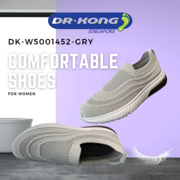 DR.KONG WOMEN COMFORT CASUAL SHOES DK-W5001452-GRY(RP : $179)